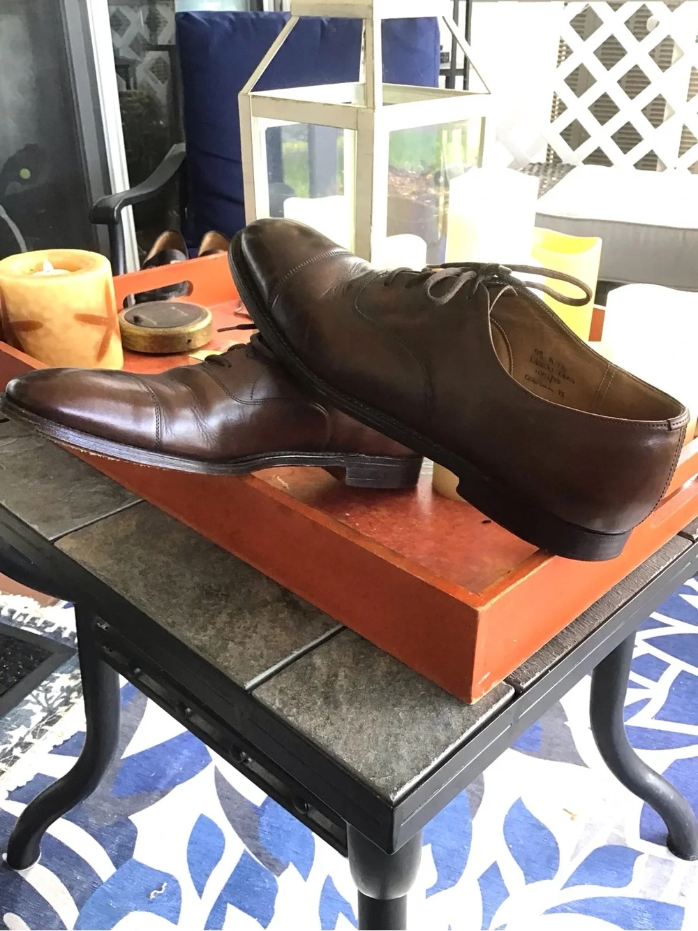 Church's Leather Cap-Toe Derby Shoes